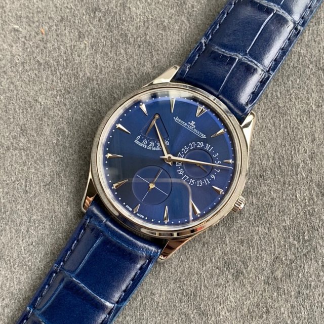 gf厂复刻积家小丑1378480蓝面多功能动能显示机械男表