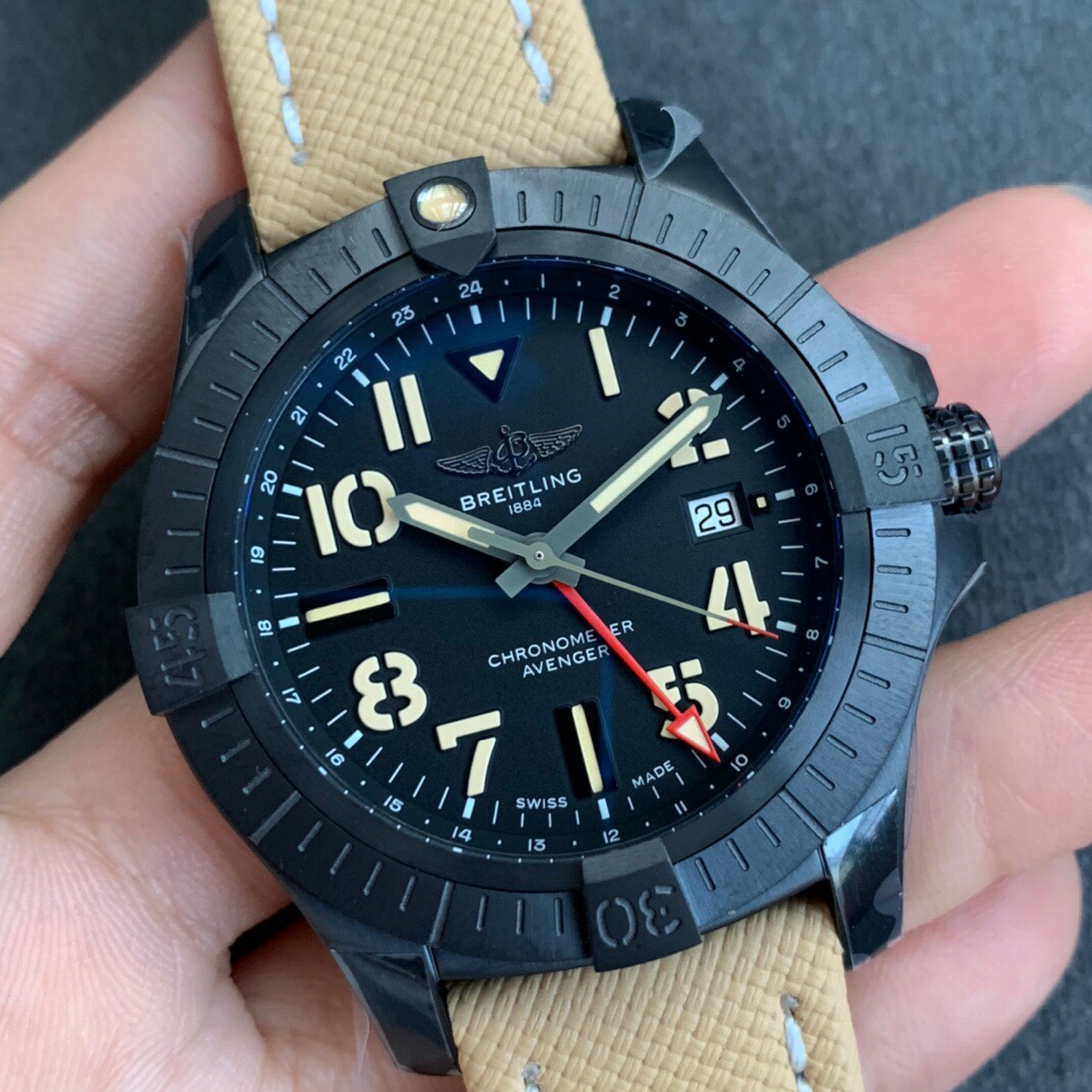 gf厂顶级复刻百年灵复仇者双时区钛金属男士机械手表