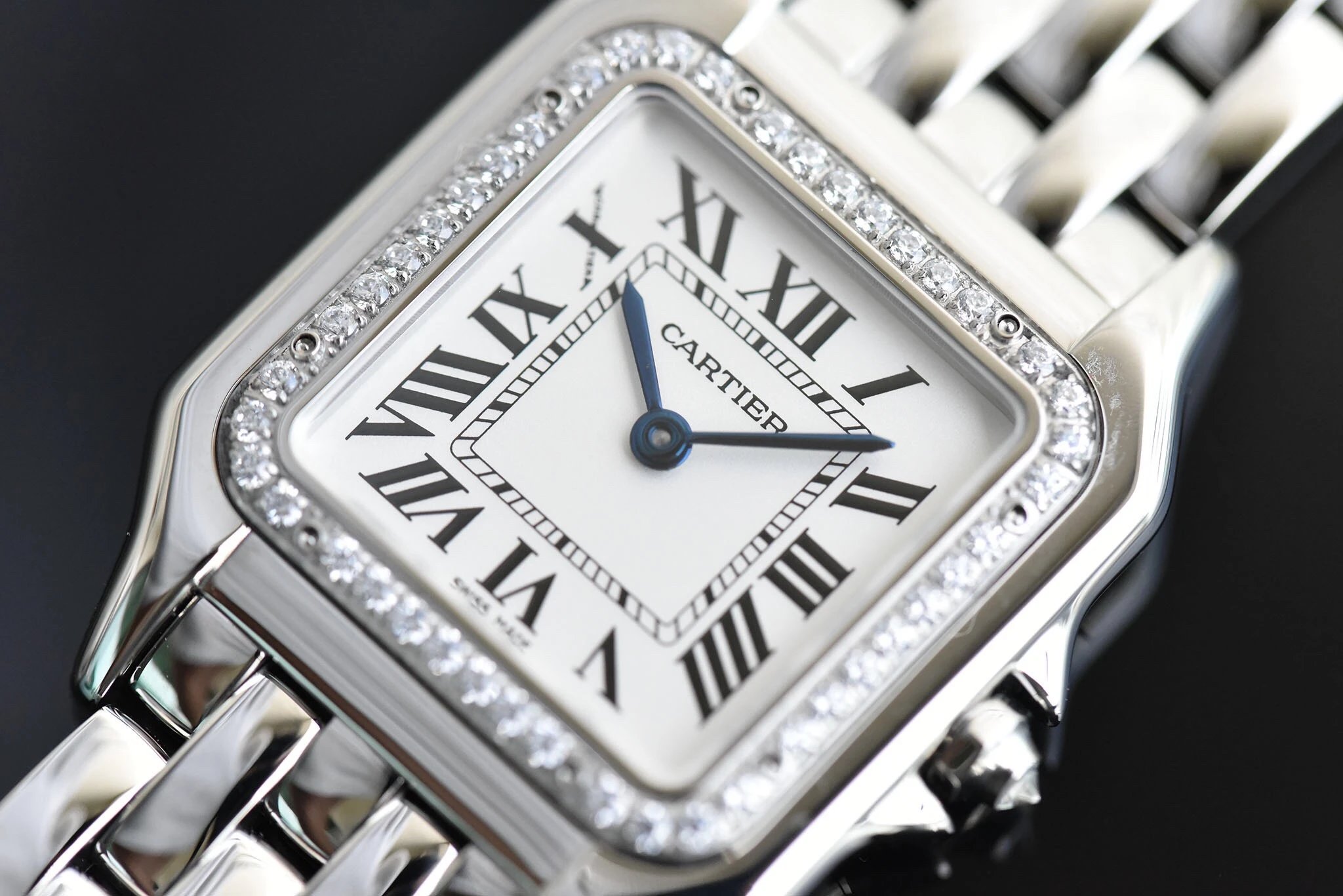 gf最强女表系列卡地亚猎豹钢带女士石英腕表(价格-报价-图片)货号