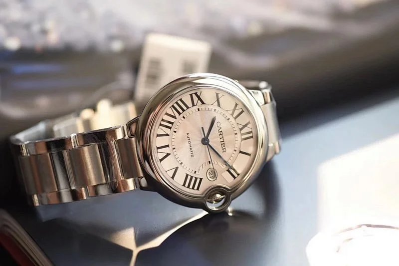 v6厂v8版本卡地亚蓝气球42mm最高版本w69012z4大号自动机械男表