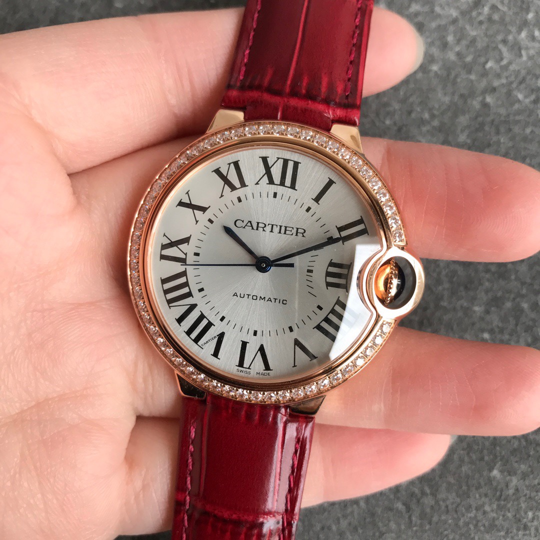 v6厂顶级复刻卡地亚蓝气球系列wjbb0034女士机械腕表镶钻